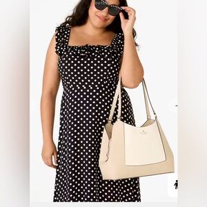 Lena Colorblock Large Triple Compartment Shoulder BagKate Spade Originally 449